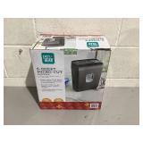 Pen+Gear 6-Sheet Micro-cut Paper/Credit Card Shredder with 3.4 Gallon Bin, Black