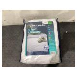 Sertapedic 5-in-1 Ultimate Quilted Comfort & Protection Mattress Pad, White, Queen
