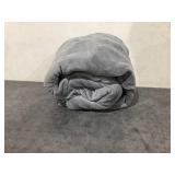 Sunbeam Queen Blanket Grey Microplush, 12 Heat Settings, 12-Hour Auto Shut-Off, Electric Heated Blanket with Controller, 90" x 84"