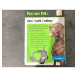 Premier Pet 600 Yard Remote Adjustable Trainer - Black