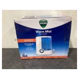 Vicks Warm Moisture Humidifier, 400 sq ft, Blue, V750