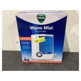 Vicks Warm Moisture Humidifier, 400 sq ft, Blue, V750