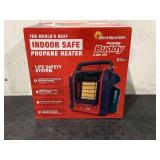 Mr. Heater Portable Buddy Heater MH9BX 4,000-9,000 BTU Indoor-Safe Propane Radiant Heater For Campers, Workshops, Job Sites, Patios & More - Red, Black