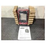 Mr. Heater Portable Buddy Heater MH9BX 4,000-9,000 BTU Indoor-Safe Propane Radiant Heater For Campers, Workshops, Job Sites, Patios & More - Red, Black