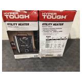 LOT OF 2 Hyper Tough New 1500W Milkhouse Utility Heaters