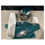 Franklin Sports NFL Youth Football Uniform Set for Boys & Girls- Eagles
