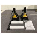 Torin Black Jack 3 Ton Jack Stands, Black