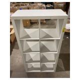 8-cube Storage Organizer, Open Back Bookcase Display Storage Shelf for Bedroom Living Room