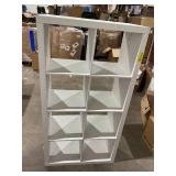 8-cube Storage Organizer, Open Back Bookcase Display Storage Shelf for Bedroom Living Room