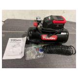 Hyper Tough 3 Gallon Oil-free Portable Air Compressor with Hose & Inflation Accessory Kit, 100 PSI