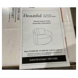 The Drew Chair by Beautiful, Fawn Fabric