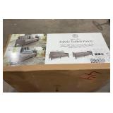 Better Homes & Gardens Porter Fabric Tufted Futon, Grey