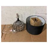 nuLOOM Black On/Off Switch Table Lamp with Fabric Shade