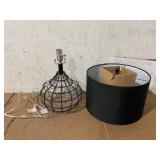 nuLOOM Black On/Off Switch Table Lamp with Fabric Shade