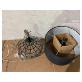 nuLOOM Black On/Off Switch Table Lamp with Fabric Shade