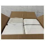 500PCS Vplus 100% Compostable Bagasse 5 Compartment Paper Trays