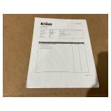 Kraus Glass Vessel 16 1/2" Bathroom Sink GV-651