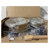 11PCS Blue Diamond, Blue Limited Edition Nonstick Ceramic Cookware Set