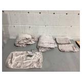 Allswell Soft & Silky 4-Piece Cream Glaze Viscose from Bamboo Sateen Bed Sheet Set, Queen