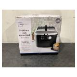 Mainstays 4L Electric Deep Fryer Stainless Lid 1800W