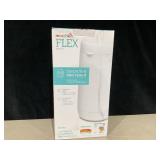 Munchkin® FLEX Diaper Pail, Odor Control, Compact Size, Tap Lid to Open, White