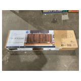 Mainstays 4-Door TV Console for TVs up to 65, Canyon Walnut Finish