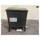 Mainstays 2-Setting 3D Electric Stove Heater with Life-like Flame