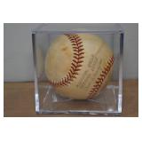 Eddie Matthews Autographed Baseball