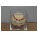 Warren Spahn Autographed Baseball
