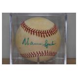 Warren Spahn Autographed Baseball