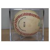 Warren Spahn Autographed Baseball
