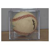 Warren Spahn Autographed Baseball