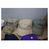 Assorted Hats -John Deere, MN Vikings, MN Twins