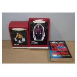 *2* Star Trek Keepsake Ornaments with Price Guide Book