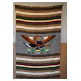 Vintage Woven Mexican Blanket