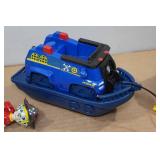 Paw Patrol Pirate Pups Chase Police & Marshall Fire Truck Pirate Boat
