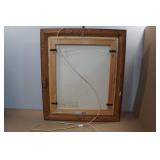 Framed Canvas Picture with Light
