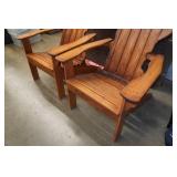 *2* Wood Adirondack Chairs - State of Minnesota Back Rest