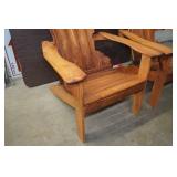 *2* Wood Adirondack Chairs - State of Minnesota Back Rest