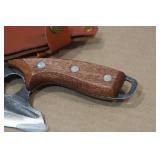 Rolled Carbon Steel Finger Hole Hunting Knife