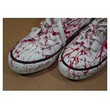 Grafitti Cover Canvas Shoes -Size 43