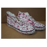 Grafitti Cover Canvas Shoes -Size 43