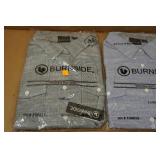 *3* Burnside Ladies Woven Texture Button-Up Shirts -Medium