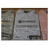 *3* Burnside Ladies Woven Texture Button-Up Shirts -Medium