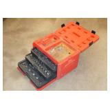 Tool Box with Sockets and Wrenches