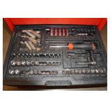 Tool Box with Sockets and Wrenches