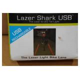 Bell Bike Helmet with Lazer Shark USB Tail Light