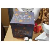 Assorted Home Décor -Wicker Baskets, Trays, Garbage Bin