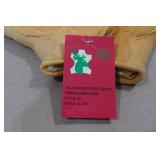 Yellow Deer Split Gloves -Medium