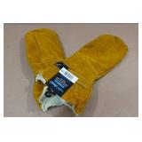 Hand Armor Durable Suede Cowhide Snowmobile Mittens -XL